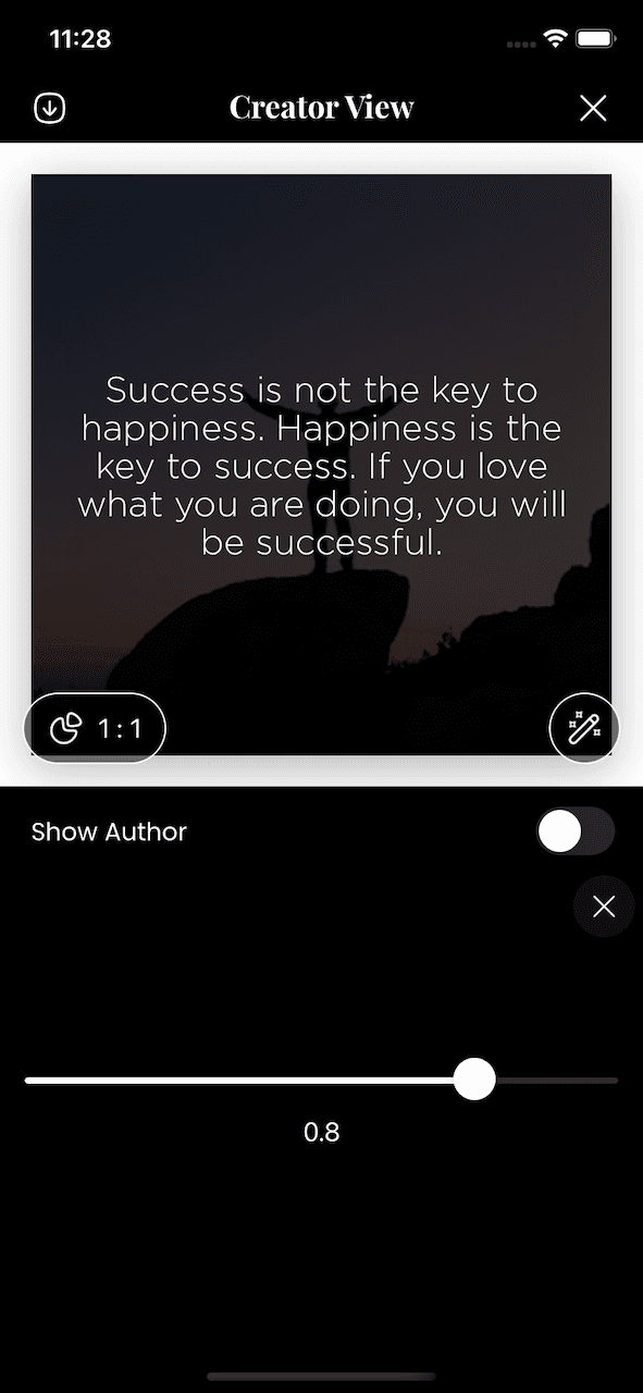 Quotes App screenshot 8 of 8