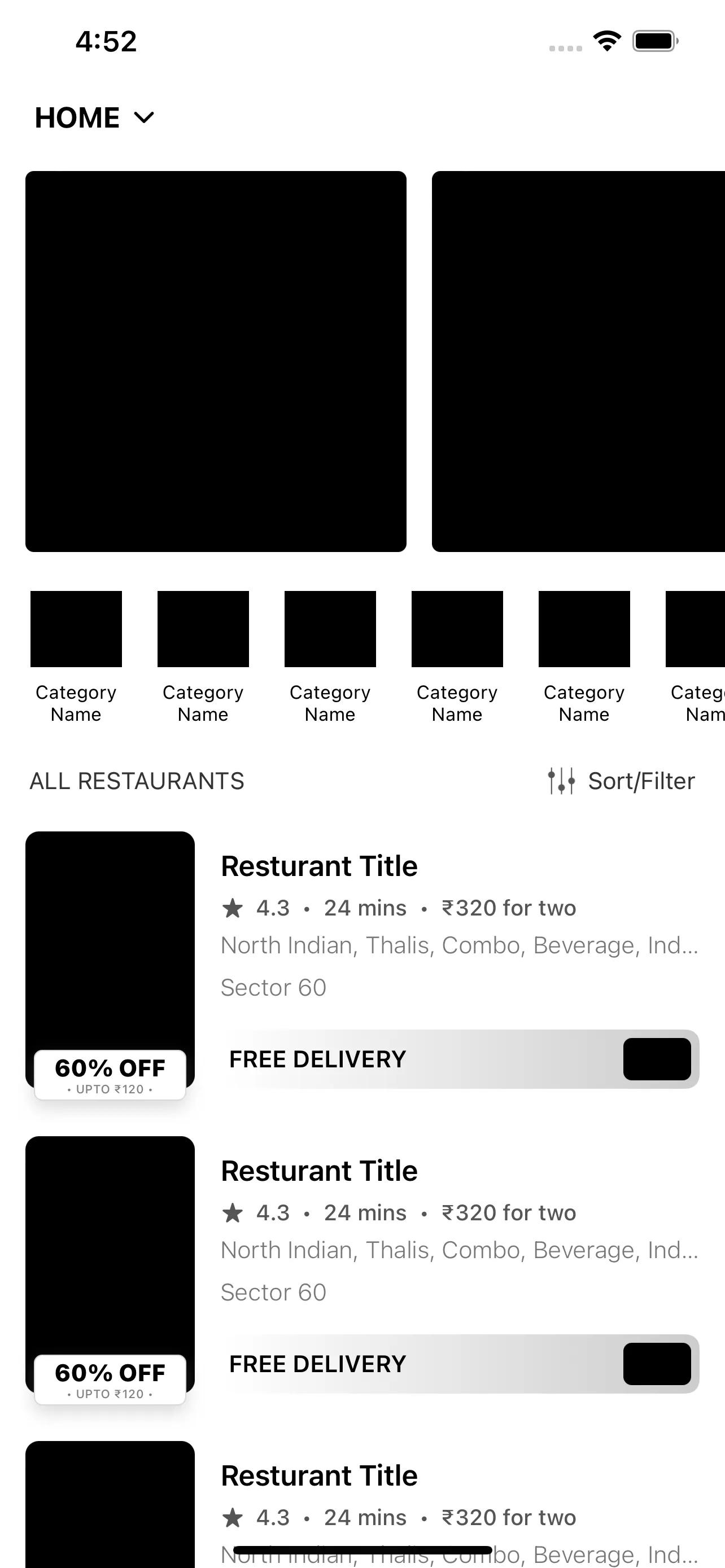 Swiggy clone screenshot 1 of 12