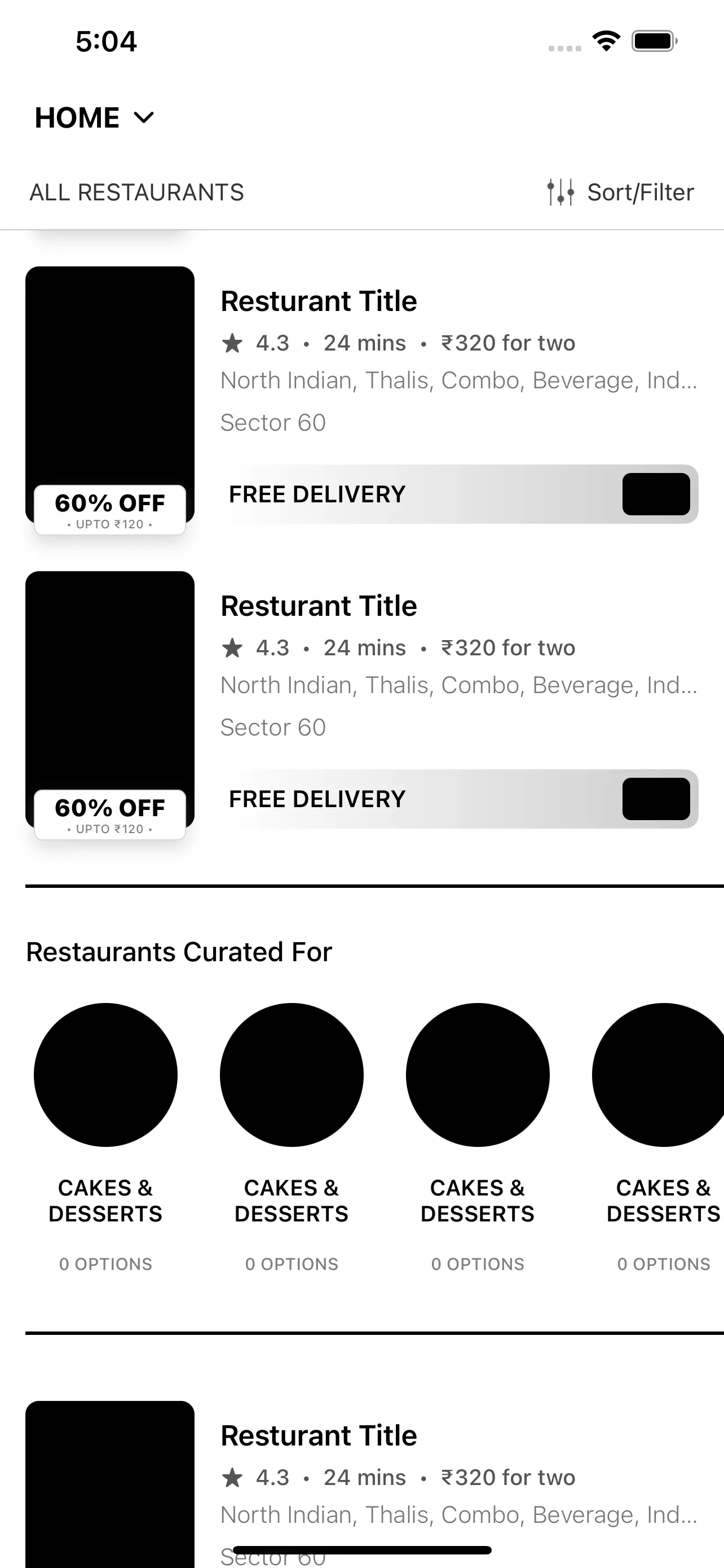 Swiggy clone screenshot 2 of 12