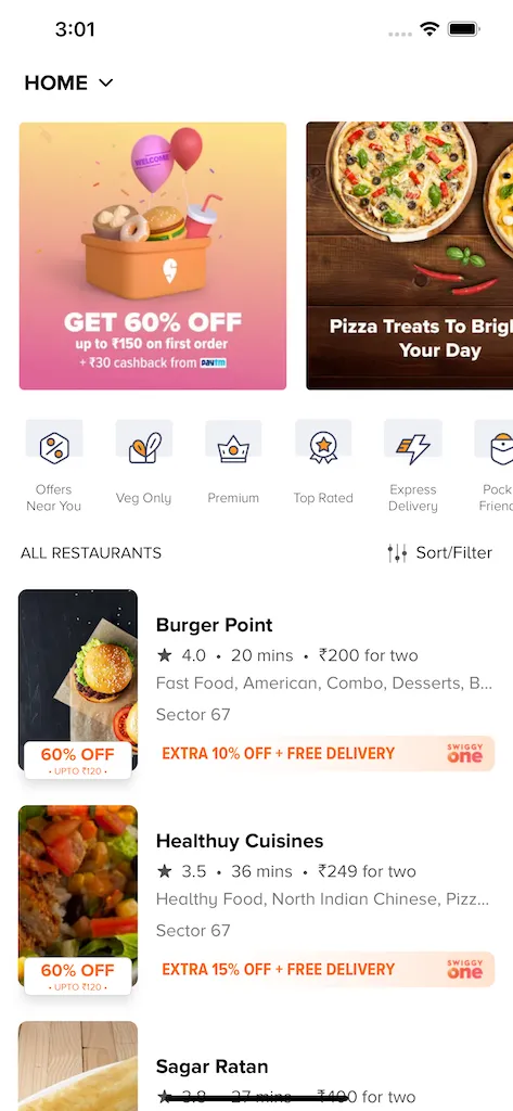 Swiggy clone screenshot 3 of 12