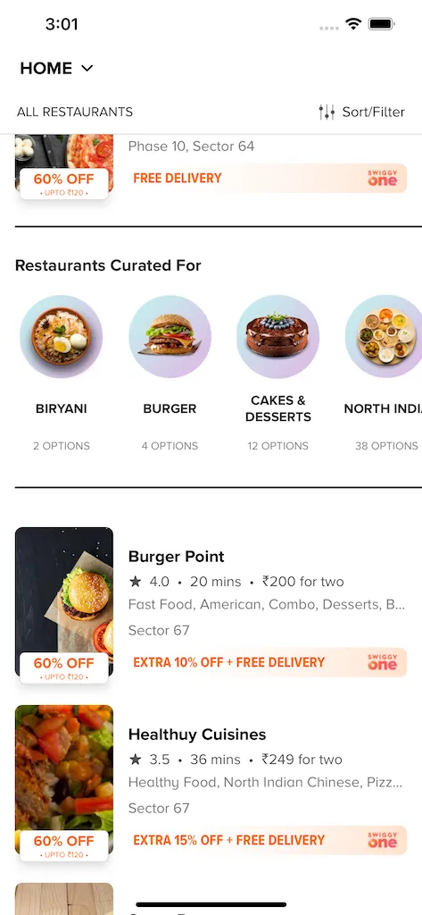 Swiggy clone screenshot 5 of 12