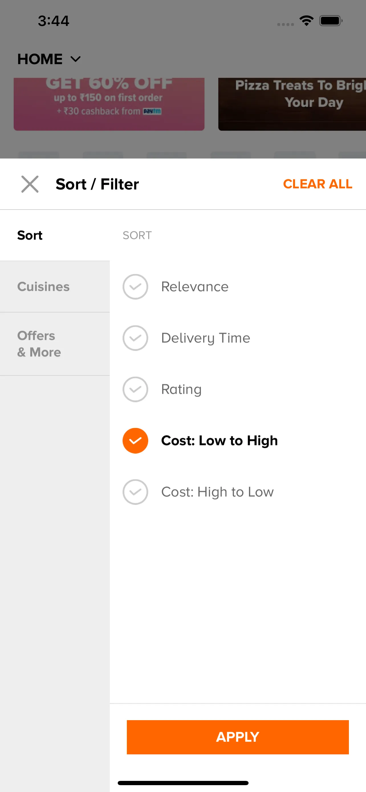 Swiggy clone screenshot 7 of 12